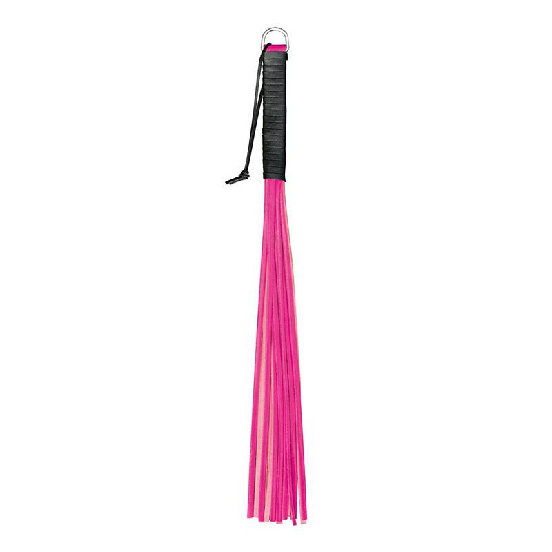 Kiotos Martinet en cuir Handy Whip Rose